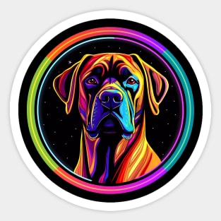 Boerboel Cosmic Space Dogs Galaxy Astronaut Sticker